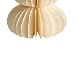 Hot Beliani Set di 6 decorazioni natalizie RANELVA Albero di Natale 14/19/25 cm Marrone/Beige Beige Marrone