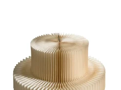 Outlet Beliani Set di 2 decorazioni natalizie KLARALVEN Pupazzo di neve 90/124 cm Beige