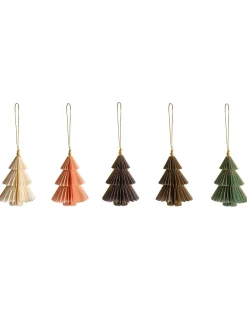 Sale Beliani Set di 20 decorazioni per l'albero di Natale GUDENA Carta Multicolore