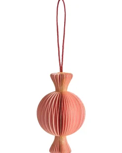 New Beliani Set di 16 decorazioni per l'albero di Natale RAUMA Carta Multicolore