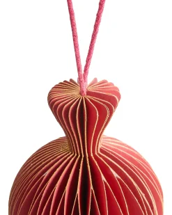 New Beliani Set di 16 decorazioni per l'albero di Natale RAUMA Carta Multicolore