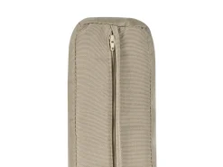 Beliani Set di divani angolari da giardino 5 posti POSITANO Grigio Bianco Marrone Grigio
