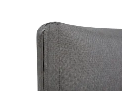 Discount Beliani Set di divani angolari da giardino 5 posti LANCIANO Lato destro Rattan sintetico (PE) Grigio Beige Grigio