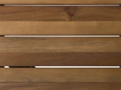 Discount Beliani Set di divani angolari da giardino 5 posti CORATO Legno d'acacia Grigio Marrone Grigio