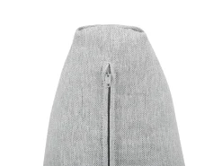 Best Beliani Set di divani angolari da giardino 5 posti ALCAMO Lato Sinistro Legno d'acacia Nero Grigio Marrone Nero