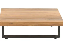 Online Beliani Set di divani angolari da giardino 5 posti MYKONOS Lato destro Legno di acacia certificato Grigio scuro Marrone Grigio