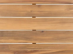 Online Beliani Set di divani angolari da giardino 5 posti MYKONOS Lato destro Legno di acacia certificato Grigio scuro Marrone Grigio