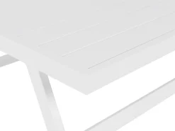 Discount Beliani Set di divani angolari da giardino 5 posti COCCORINO Metallo Tortora Bianco Grigio