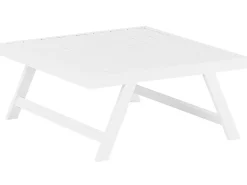 Discount Beliani Set di divani angolari da giardino 5 posti COCCORINO Metallo Tortora Bianco Grigio