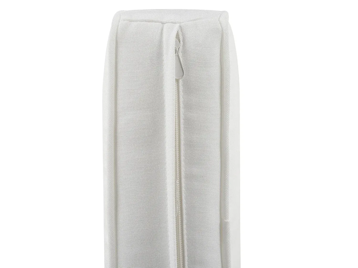 Beliani Set di divani angolari da giardino 6 posti BELVEDERE Rattan sintetico (PE) Bianco Bianco Marrone