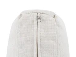 Hot Beliani Set di divani angolari da giardino 4 posti BORELLO Lato Sinistro Metallo Beige Bianco Beige Marrone