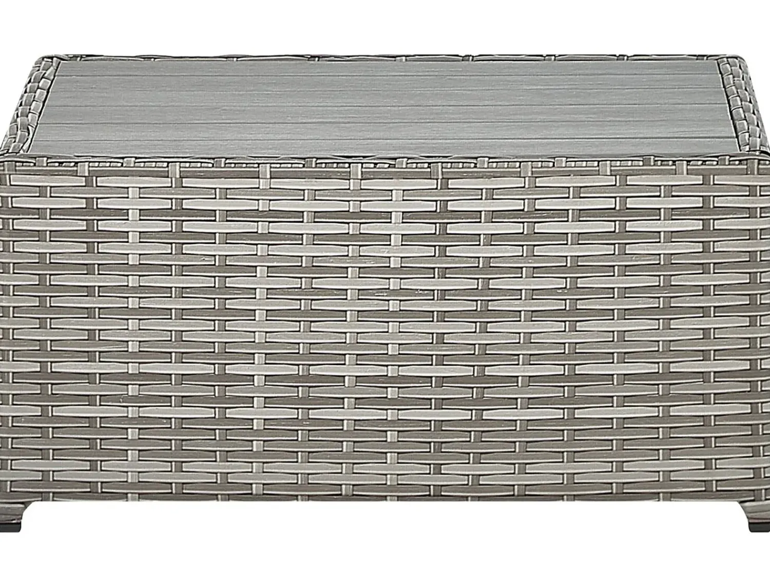 Best Beliani Set di divani angolari da giardino 5 posti SABBIA Modulare Rattan sintetico (PE) chiaro Grigio