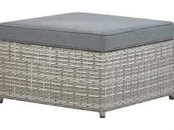 Best Beliani Set di divani angolari da giardino 5 posti SABBIA Modulare Rattan sintetico (PE) chiaro Grigio
