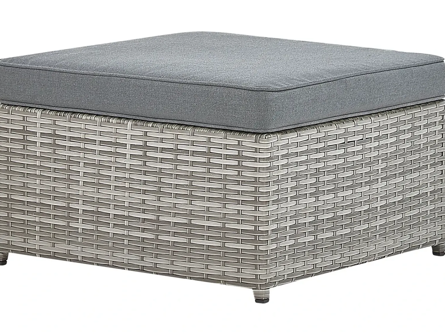Best Beliani Set di divani angolari da giardino 5 posti SABBIA Modulare Rattan sintetico (PE) chiaro Grigio