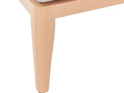 Beliani Set di divani angolari da giardino 6 posti RIMA III Lato Sinistro Modulare Metallo Grigio Marrone Grigio