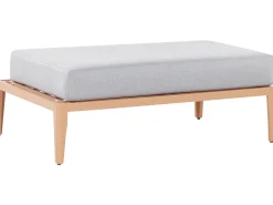 Beliani Set di divani angolari da giardino 6 posti RIMA III Lato Sinistro Modulare Metallo Grigio Marrone Grigio