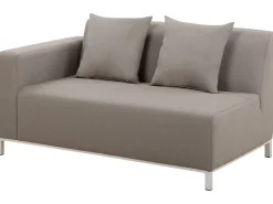 Discount Beliani Set di divani angolari da giardino 5 posti BELIZE Modulare Beige Bianco Beige