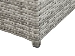 Clearance Beliani Set di divani angolari da giardino 5 posti SABBIA Modulare Rattan sintetico (PE) chiaro Grigio