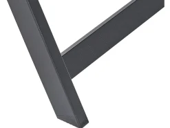 New Beliani Set di divani angolari da giardino 5 posti COCCORINO Metallo Grigio Grigio Nero