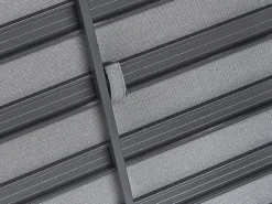 New Beliani Set di divani angolari da giardino 5 posti COCCORINO Metallo Grigio Grigio Nero