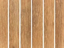 Online Beliani Set di divani angolari da giardino 5 posti ALCAMO Lato Sinistro Legno d'acacia Beige chiaro Beige Bianco Marrone