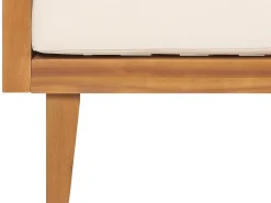 Sale Beliani Set di divani angolari da giardino 4 posti BARATTI Lato Sinistro Legno d'acacia Marrone Beige Marrone