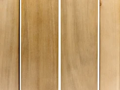 Hot Beliani Set di divani angolari da giardino 5 posti MYKONOS Lato destro Legno di acacia certificato Bianco sporco Bianco Marrone