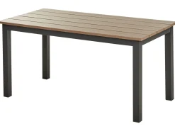 Beliani Set di divani angolari da giardino 5 posti MESSINA Lato Sinistro Metallo Beige Beige Marrone Nero