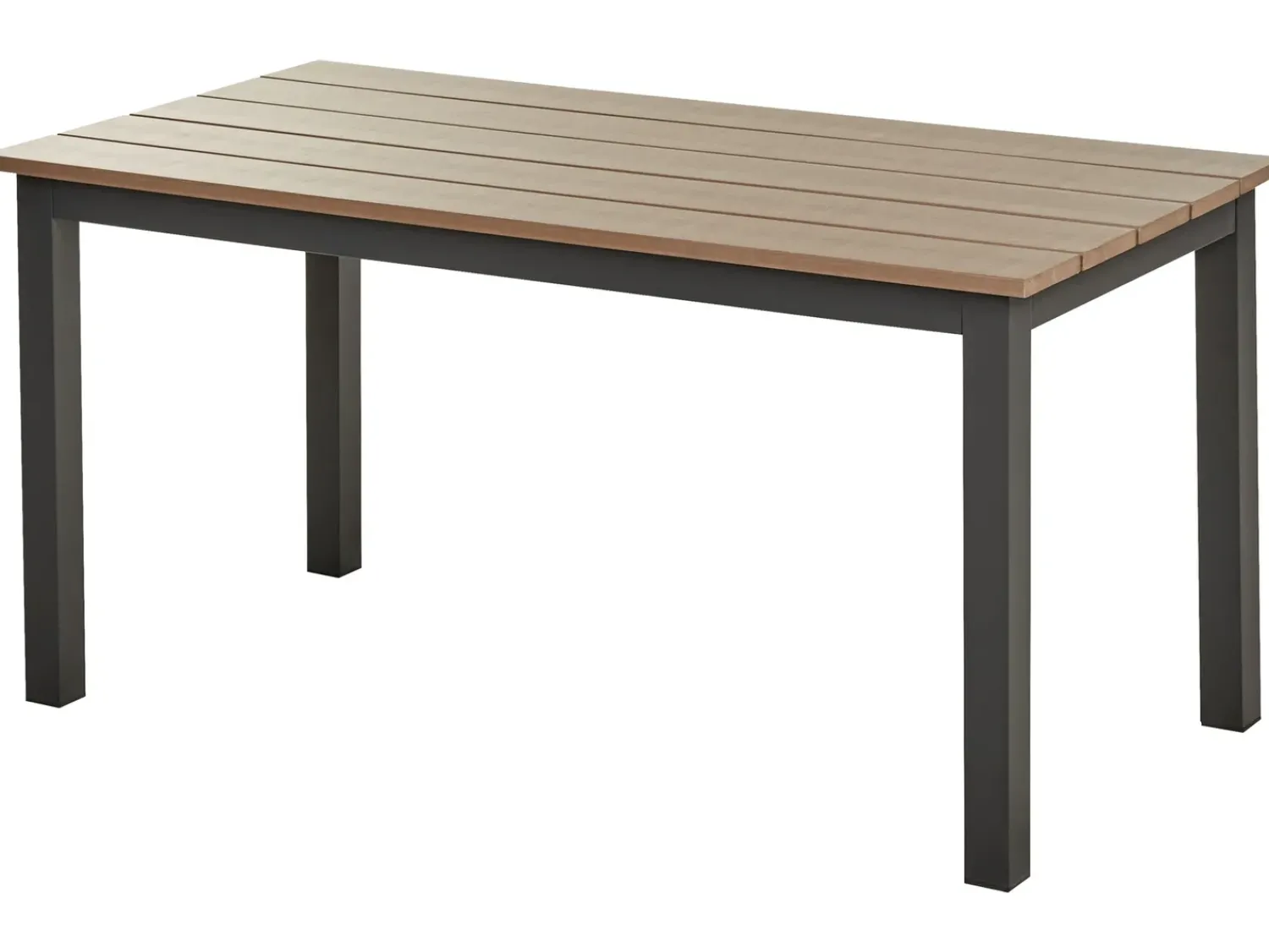 Beliani Set di divani angolari da giardino 5 posti MESSINA Lato Sinistro Metallo Beige Beige Marrone Nero
