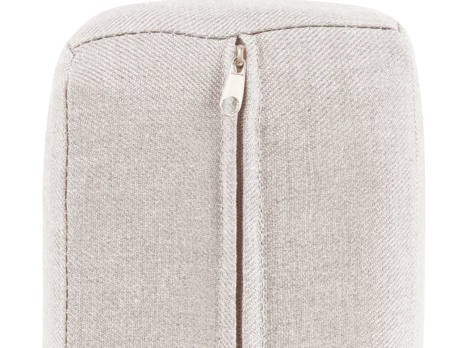 Discount Beliani Set di divani angolari da giardino 6 posti RIMA III Lato Sinistro Modulare Metallo chiaro Beige