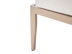 Discount Beliani Set di divani angolari da giardino 6 posti RIMA III Lato Sinistro Modulare Metallo chiaro Beige