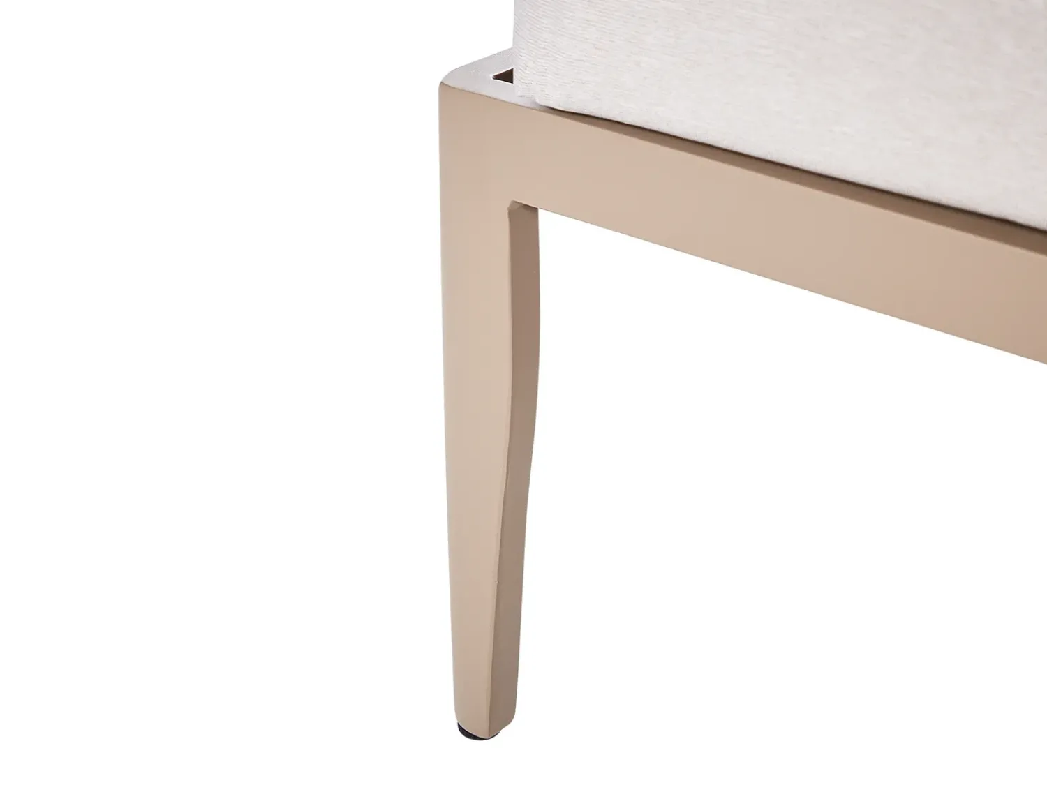 Discount Beliani Set di divani angolari da giardino 6 posti RIMA III Lato Sinistro Modulare Metallo chiaro Beige