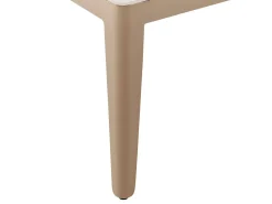 Discount Beliani Set di divani angolari da giardino 6 posti RIMA III Lato Sinistro Modulare Metallo chiaro Beige