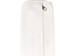 Clearance Beliani Set di divani angolari da giardino 5 posti CERRETO Lato Sinistro Bambù Bianco sporco Bianco Marrone