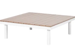 Sale Beliani Set di divani angolari da giardino 5 posti MISSANELLO Beige Beige Bianco