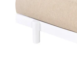 Sale Beliani Set di divani angolari da giardino 5 posti MISSANELLO Beige Beige Bianco