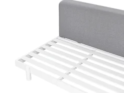 Beliani Set di divani angolari da giardino 5 posti MISSANELLO Grigio Bianco Grigio