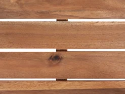 Outlet Beliani Set di divani angolari da giardino 5 posti CORATO Legno d'acacia sporco Bianco