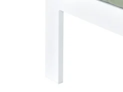 Sale Beliani Set di divani angolari da giardino 5 posti MESSINA Lato Sinistro Metallo Verde Bianco Grigio Verde