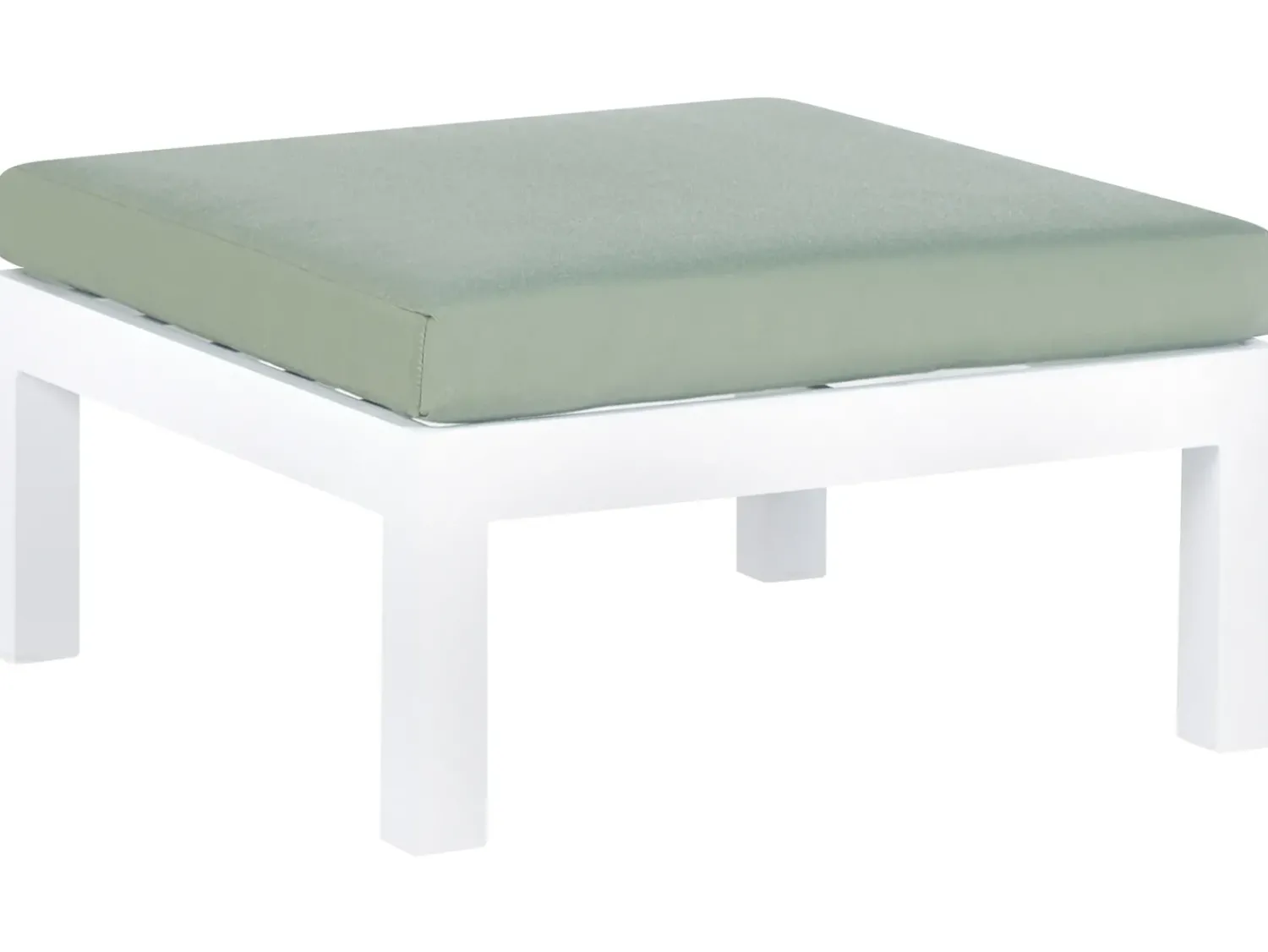 Sale Beliani Set di divani angolari da giardino 5 posti MESSINA Lato Sinistro Metallo Verde Bianco Grigio Verde