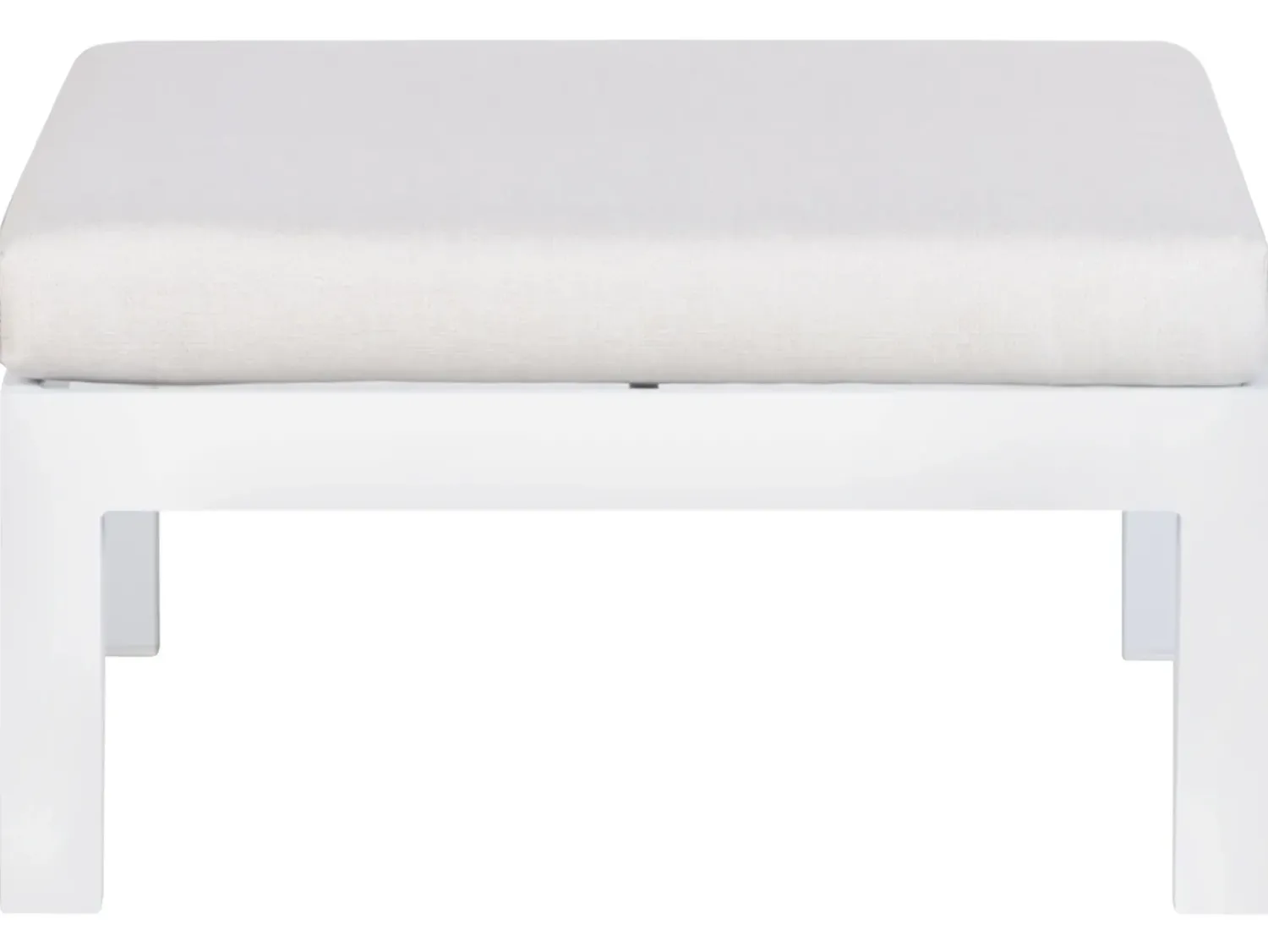 Outlet Beliani Set di divani angolari da giardino 5 posti MESSINA Lato Sinistro Metallo Bianco sporco Bianco Grigio