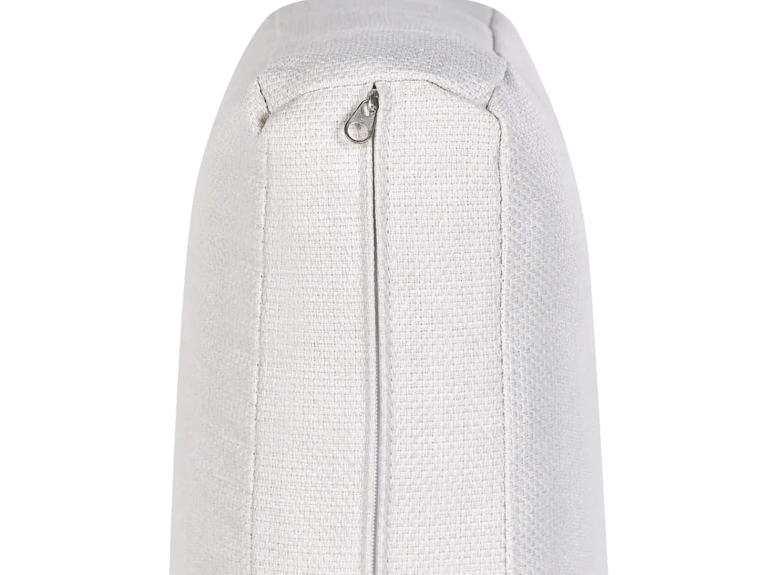 Outlet Beliani Set di divani angolari da giardino 5 posti MESSINA Lato Sinistro Metallo Bianco sporco Bianco Grigio