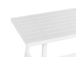 Outlet Beliani Set di divani angolari da giardino 6 posti CASTELLA/FRATTE Lato Sinistro Metallo Verde Bianco Grigio Verde
