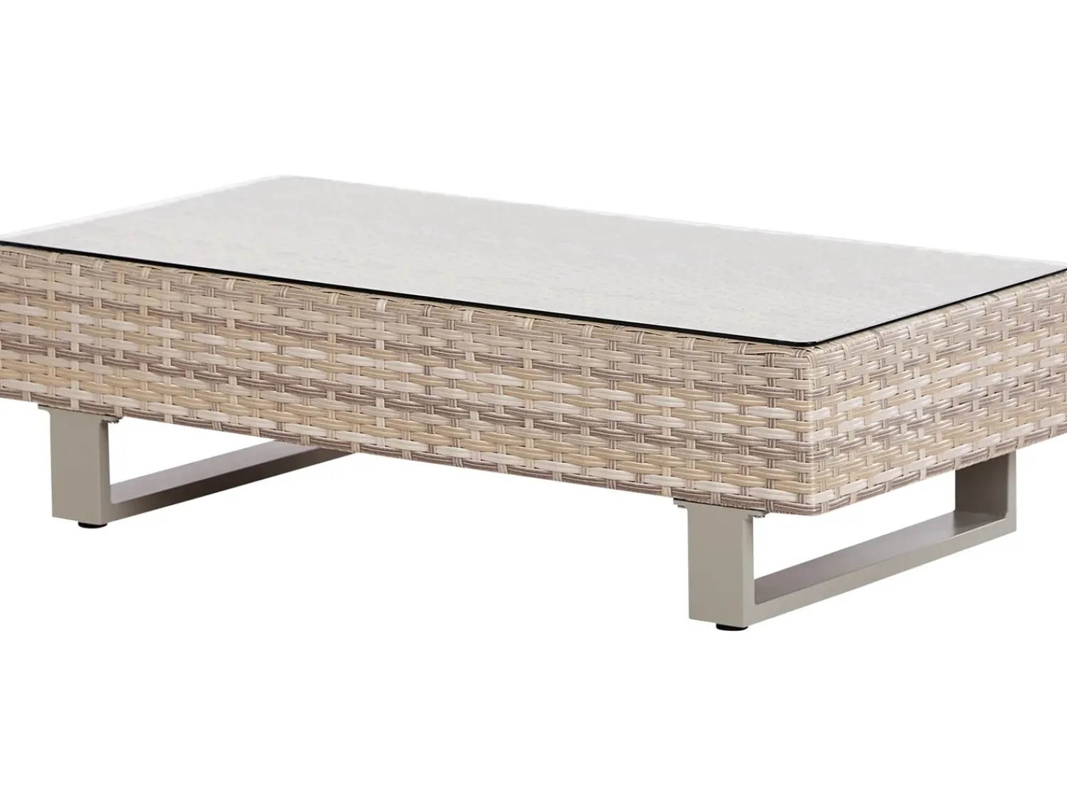 Online Beliani Set di divani angolari da giardino 5 posti LANCIANO Lato destro Rattan sintetico (PE) Bianco sporco Bianco Beige
