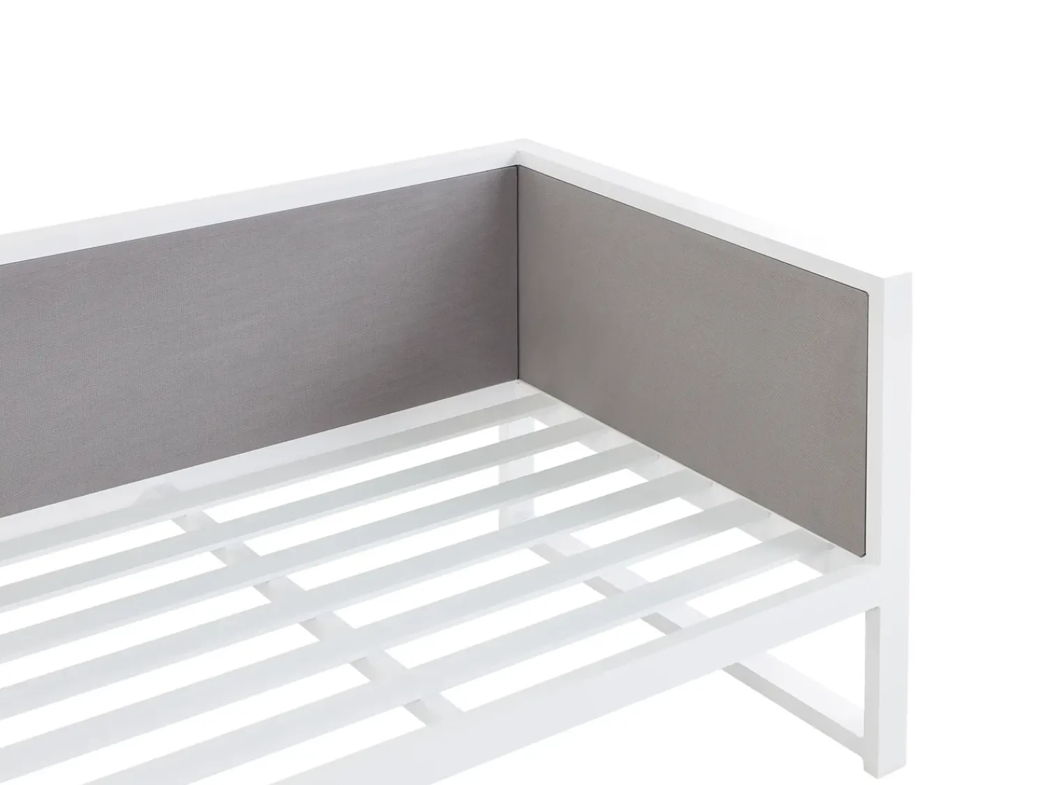 Sale Beliani Set di divani angolari da giardino 6 posti CASTELLA/FRATTE Lato Sinistro Metallo Bianco sporco Bianco Grigio