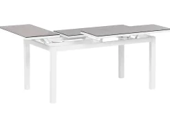 Sale Beliani Set di divani angolari da giardino 5 posti MESSINA Lato Sinistro Metallo Beige sabbia Bianco Beige Grigio