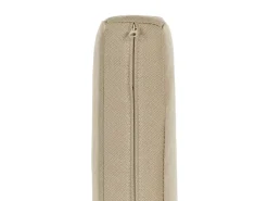 Beliani Set di divani angolari da giardino 5 posti MESSINA Lato Sinistro Metallo Beige sabbia Beige Nero