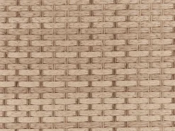 Hot Beliani Set di divani angolari da giardino 4 posti SANO Modulare Rattan sintetico (PE) Naturale Bianco Naturale