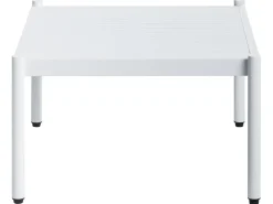 Sale Beliani Set di divani angolari da giardino 5 posti RASIGLIA Lato Sinistro Metallo Beige Bianco Beige