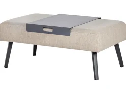 Sale Beliani Set di divani angolari da giardino 4 posti SORRIVOLI Lato Sinistro Beige Beige Grigio